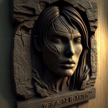 3D model Tomb Raider 2 Golden Mask game (STL)